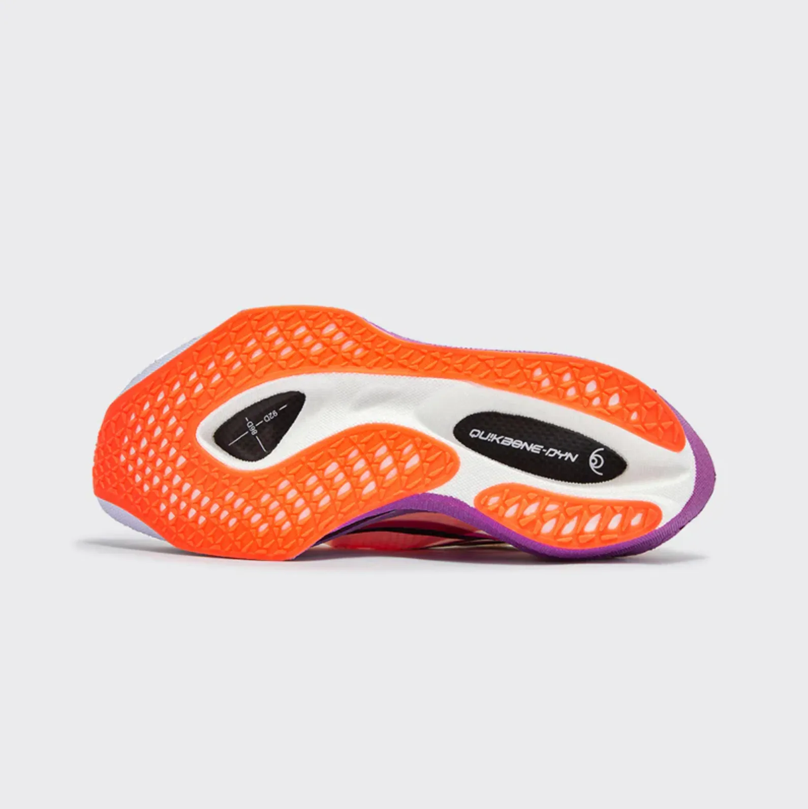 FLAME 4: Egret / Neon Purplevine silicone - sole shoes Anti   Slip Feature
