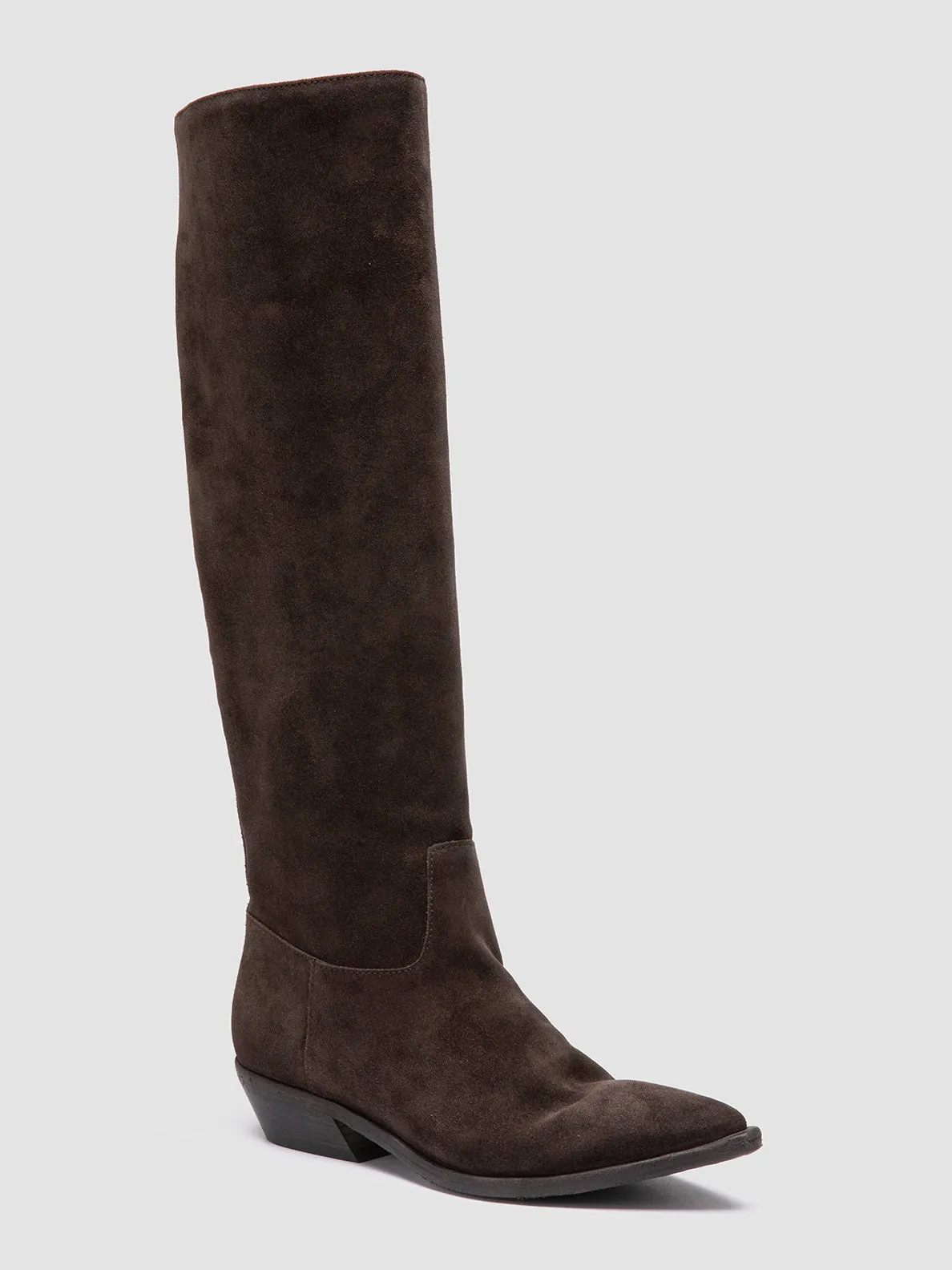 NOELIE DD 104 - Brown Suede Pull On Boots Lightweight Design Happy Move