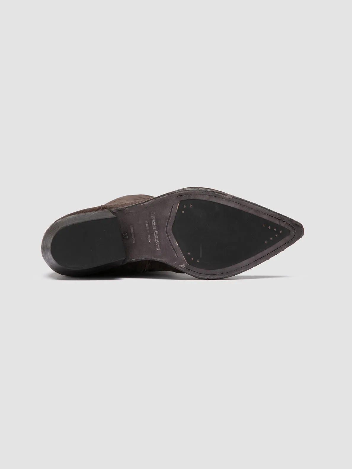 NOELIE DD 104 - Brown Suede Pull On Boots Pearl Shine