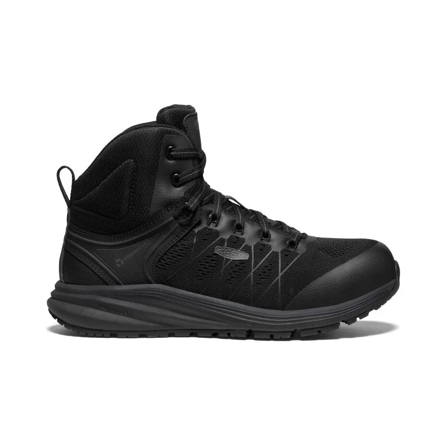 Trail Master Boots Durable Hiking Fit Men's Vista Energy Mid INT MET (Carbon Toe)  |  Black/Raven