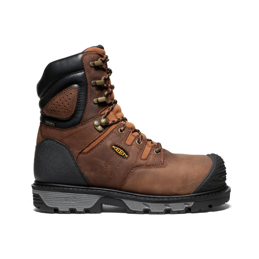 Men's Camden 8" Insulated Waterproof Boot (Carbon Toe)  |  Leather Brown/Black forest trek