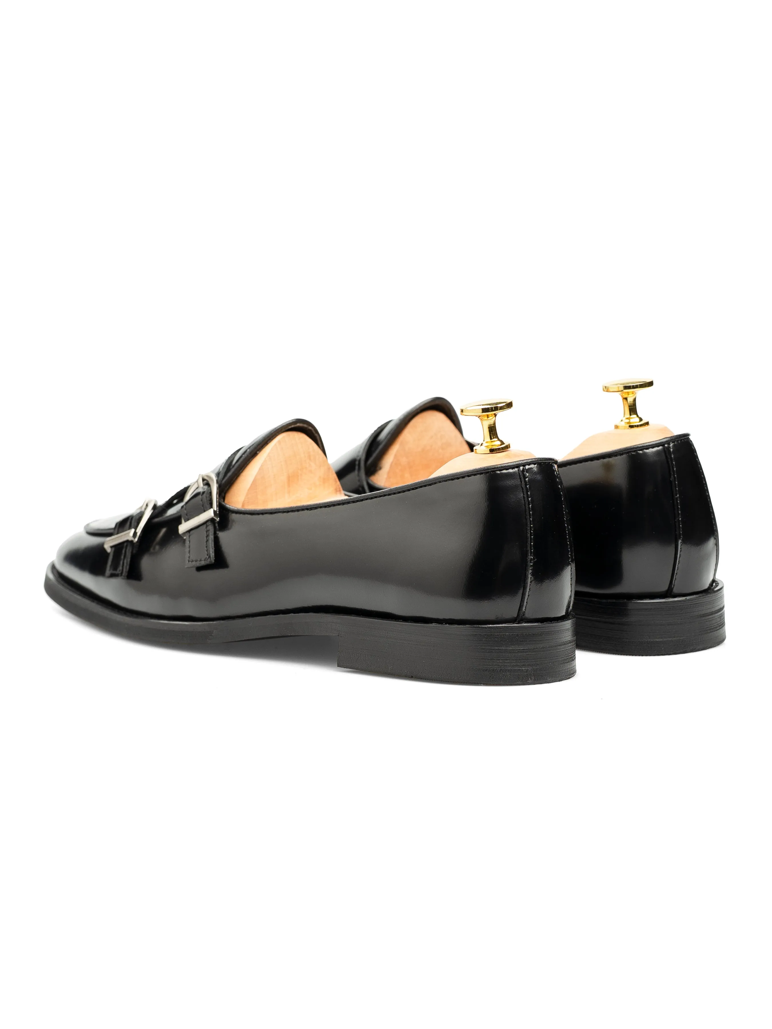 Meet Time Bellmonk Loafer - Black Polish Leather