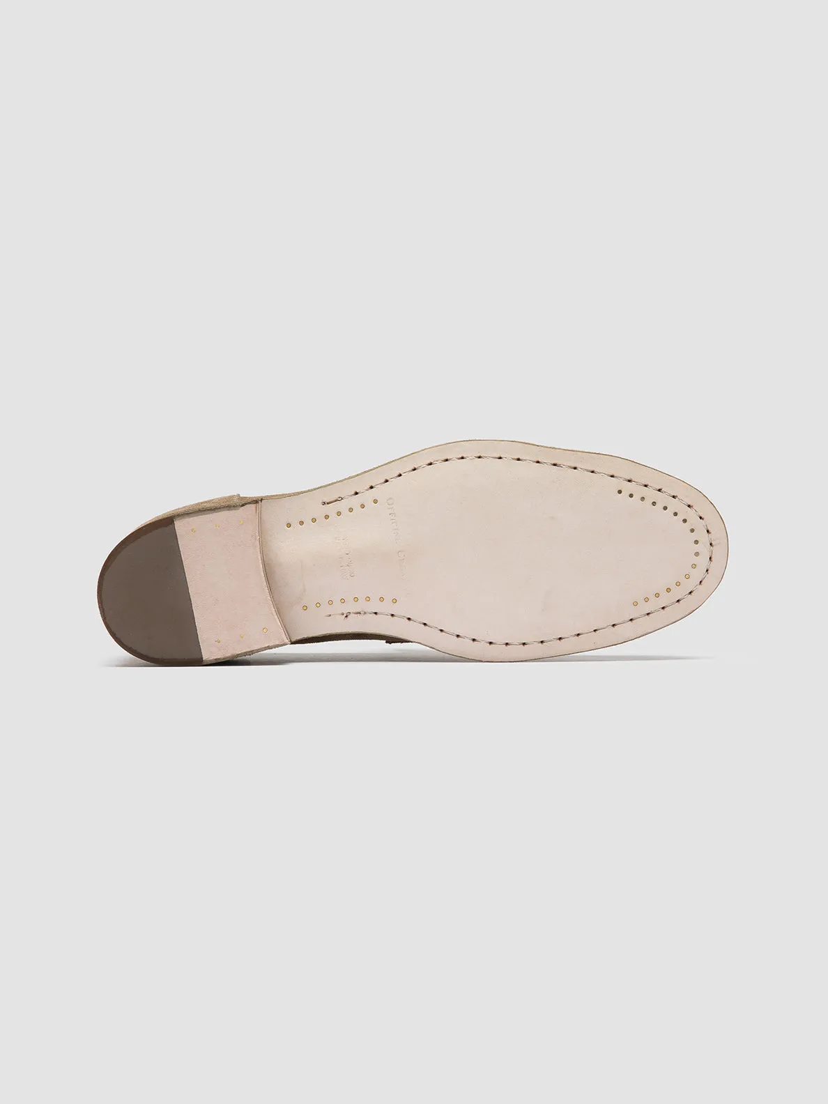 SOLITUDE 001 - Taupe Suede Penny Loafers Weekend Getaway