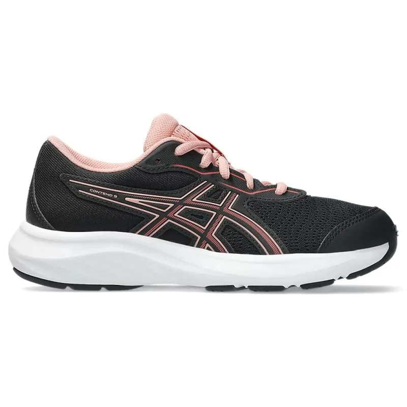 narrow - fit running option shoe width ASICS Contend 9 GS Kids Running Shoes