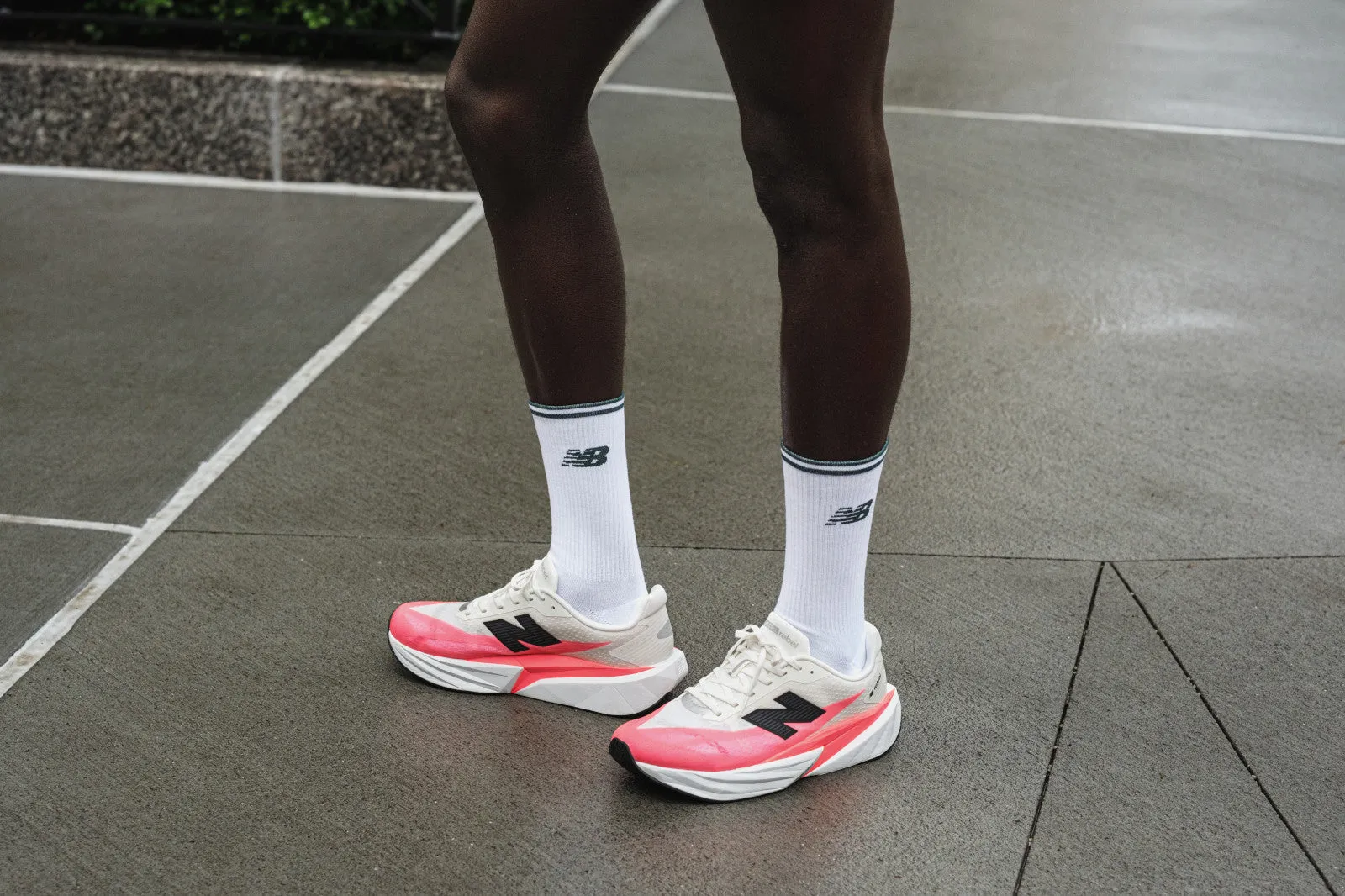 New Balance FuelCell Rebel v5 D Mens Running Shoes running posture