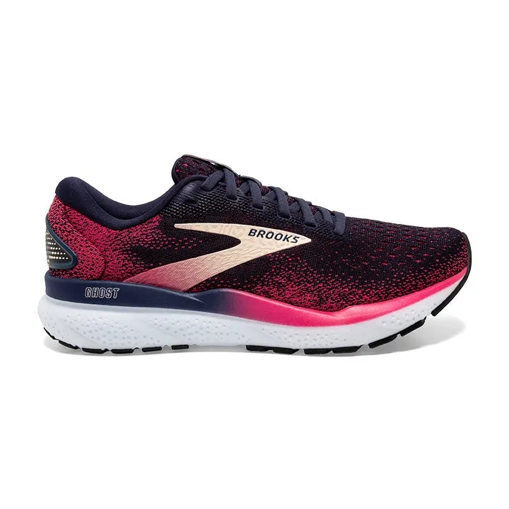 Women's Brooks Ghost 16 D (Wide) running on hills Sturdy Build