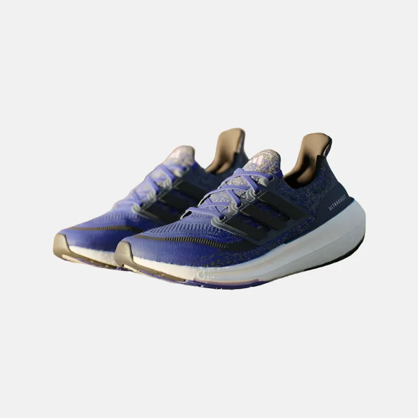 Adidas Ultraboost Light Men's Running Shoes -Lucid Blue/Core Black/Preloved Ink Comfortable Collars