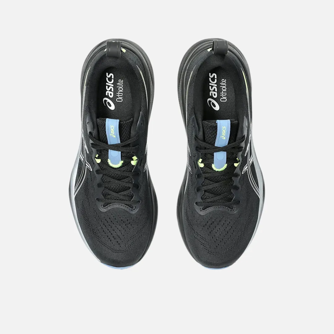 ASICS GEL-PULSE? 16 Men's Running Shoes - BLACK/blue outdoor track running option habit