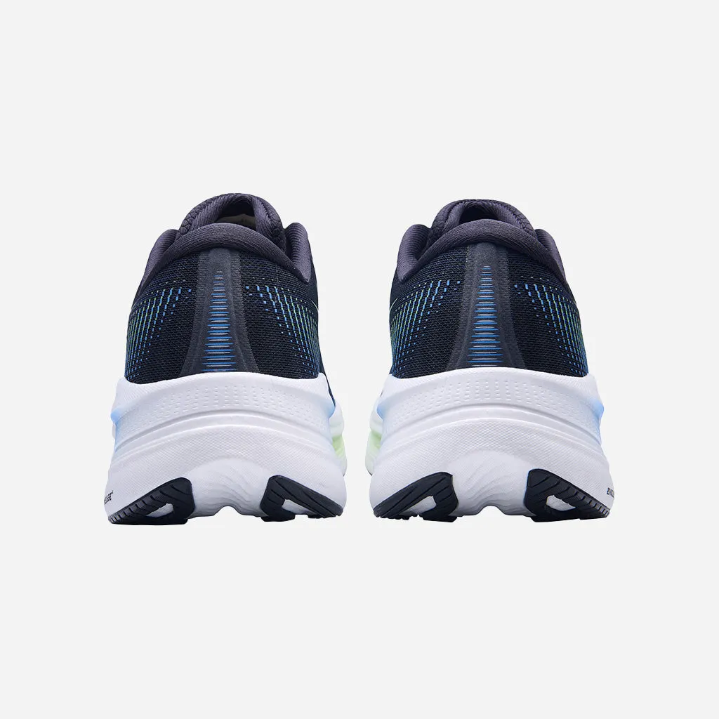 running in a yoga studio shoes indoor running footwear 361-CENTAURI 3: Midnight/Green Figs