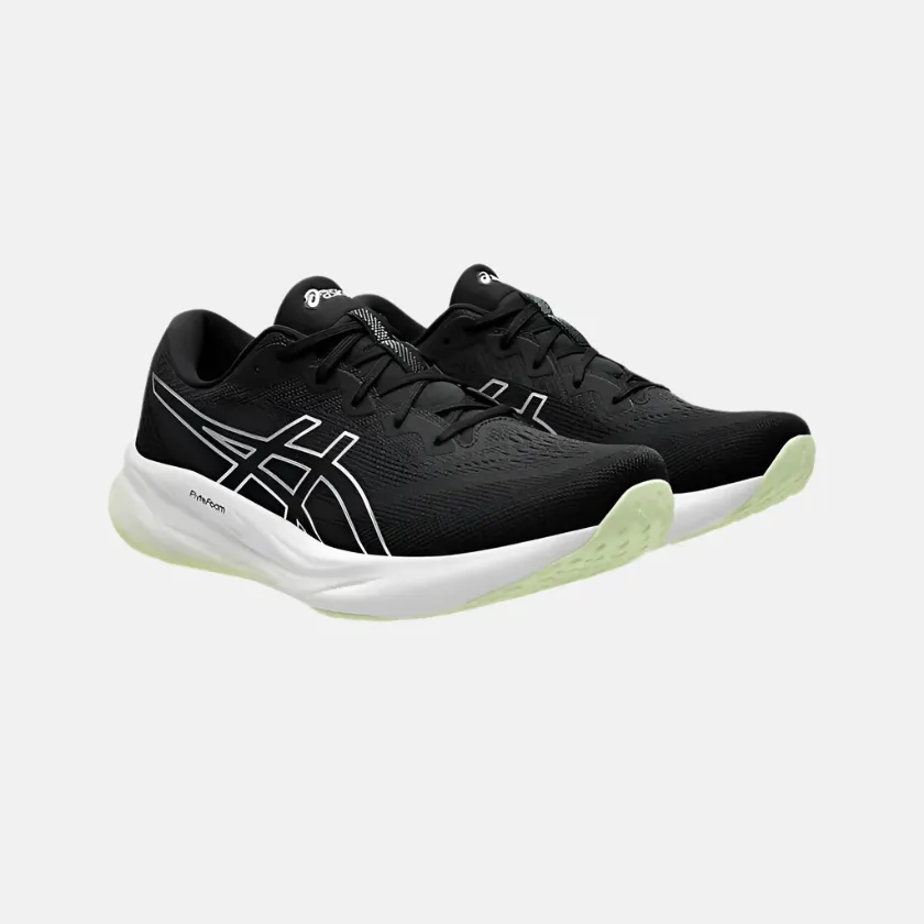 nicely colored Asics GEL-PULSE 15 Men's Running Shoes -Black/Pure Silver