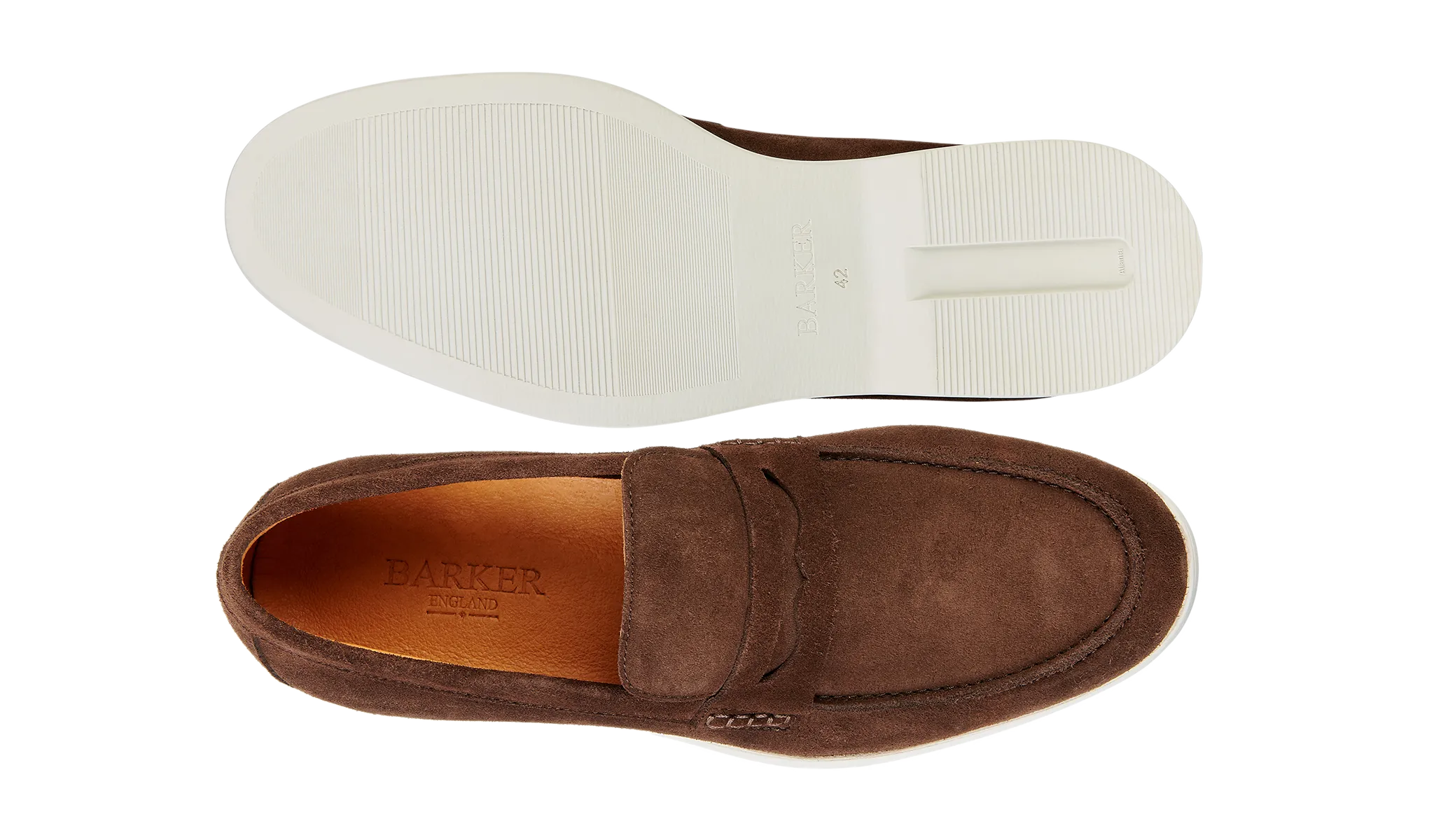 Tech Glow Santiago - Coffee Suede White Sole