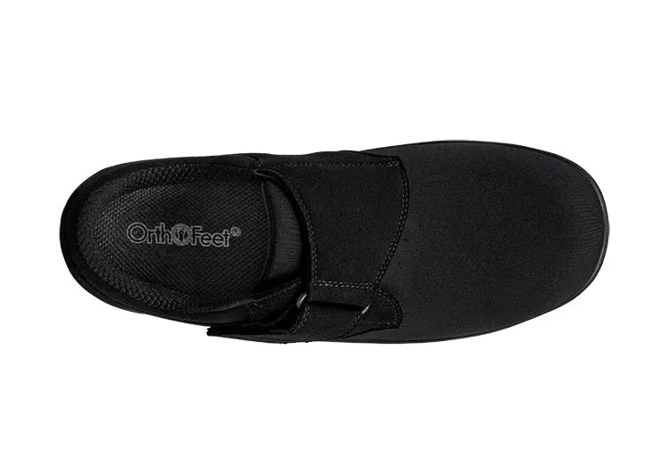 Orthofeet - Women Wichita Stretch - Black Air Steps