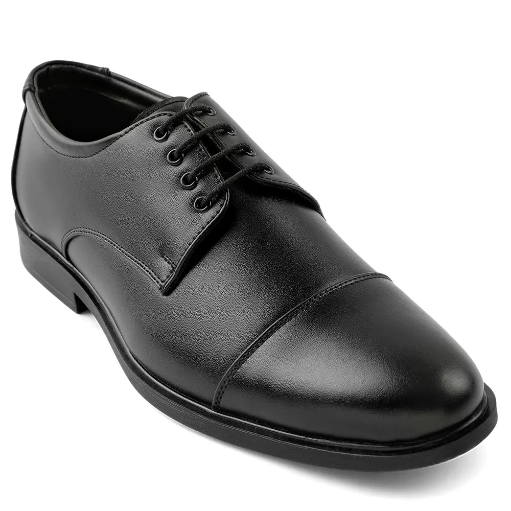 Fortune Black Lacing Formal Oxford Shoes For Men HML-13E By Liberty Durable Quality