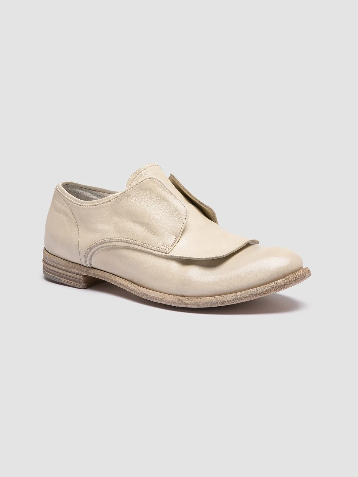 LEXIKON 550 - White Leather Derby Shoes Quick Walks