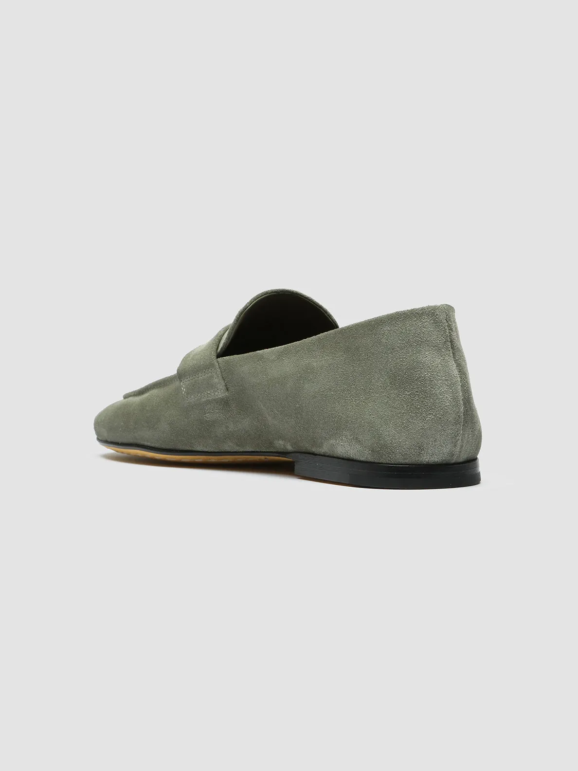 River Walks Flexible Sole BLAIR 001 - Green Suede Loafers