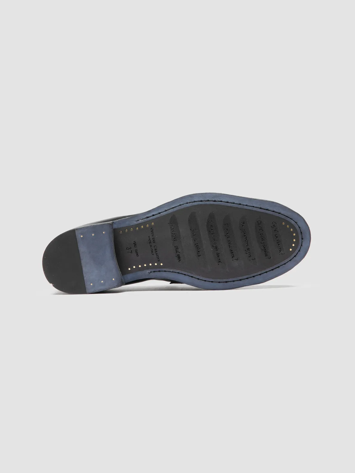 SOLITUDE 108 - Blue Leather Tassel Loafers Event Lane