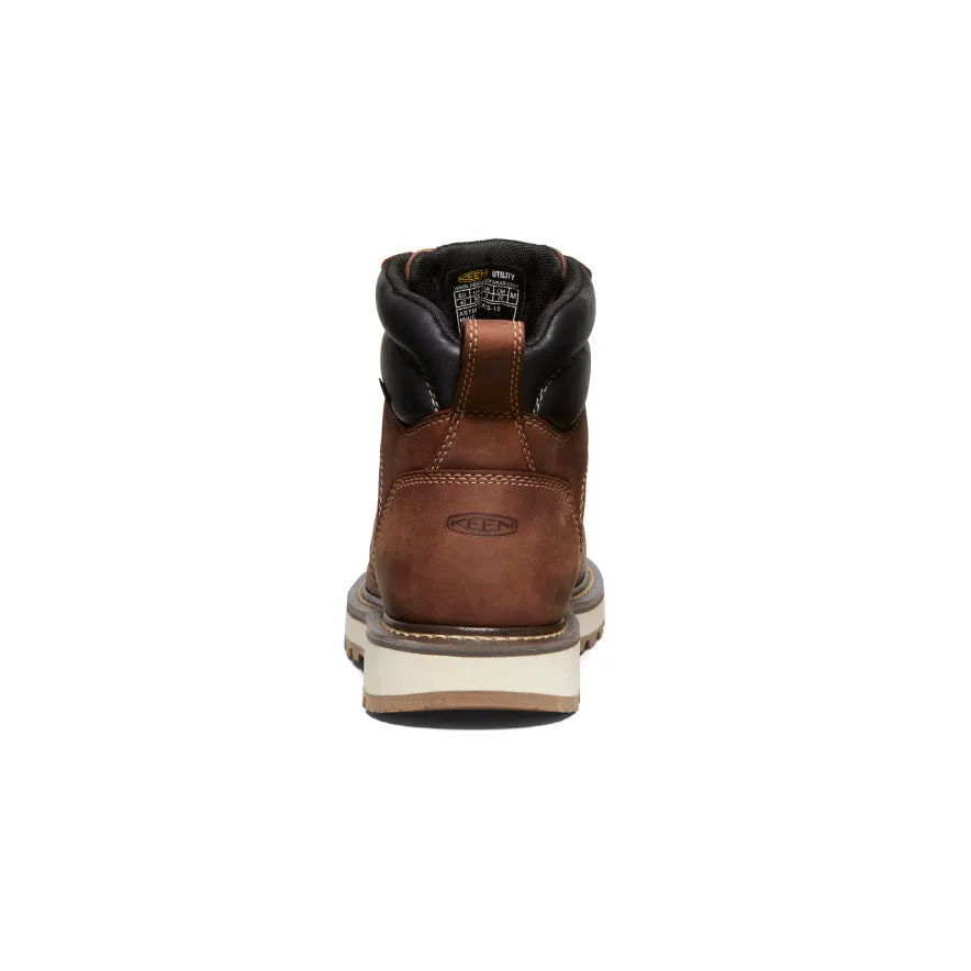 Men's Cincinnati 6" Waterproof 90?? Heel Boot (Carbon Toe)  |  Tuscan Red/Sandshell Agility Walking Outdoor Road