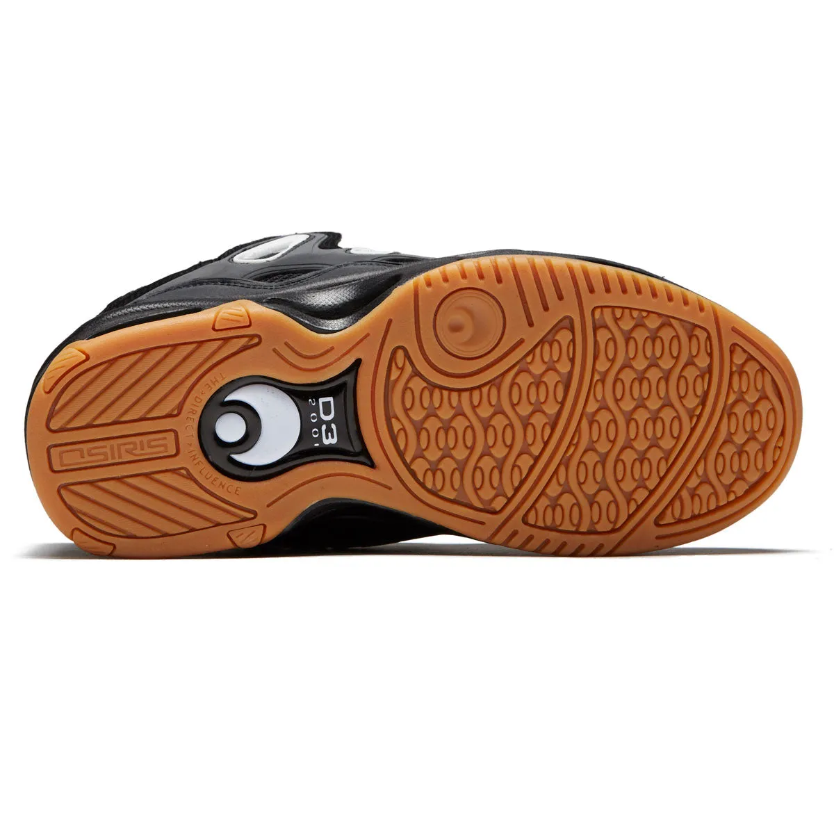 Osiris D3 2001 Shoes - Black/Gum Comfort Inserts