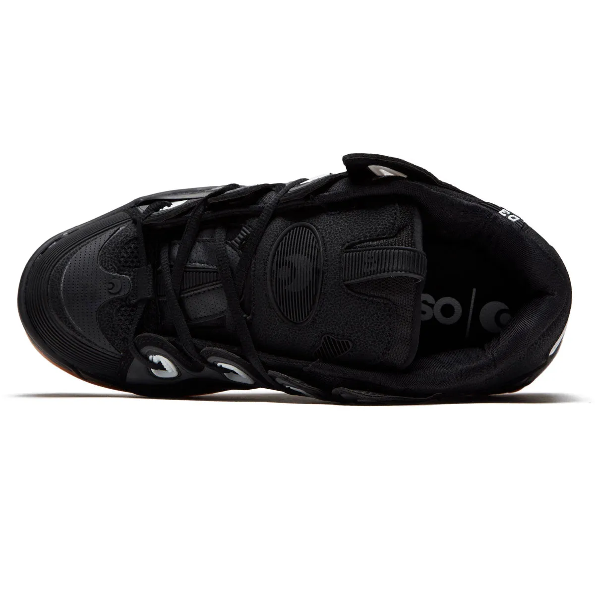 Osiris D3 2001 Shoes - Black/Gum Skater All Day Board Balance
