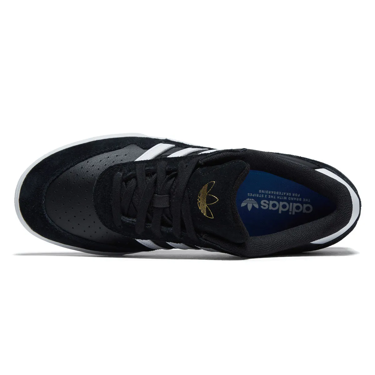 Speed Ride Fit Adidas Tyshawn II Shoes - Core Black/Ftwr White/Gum Four