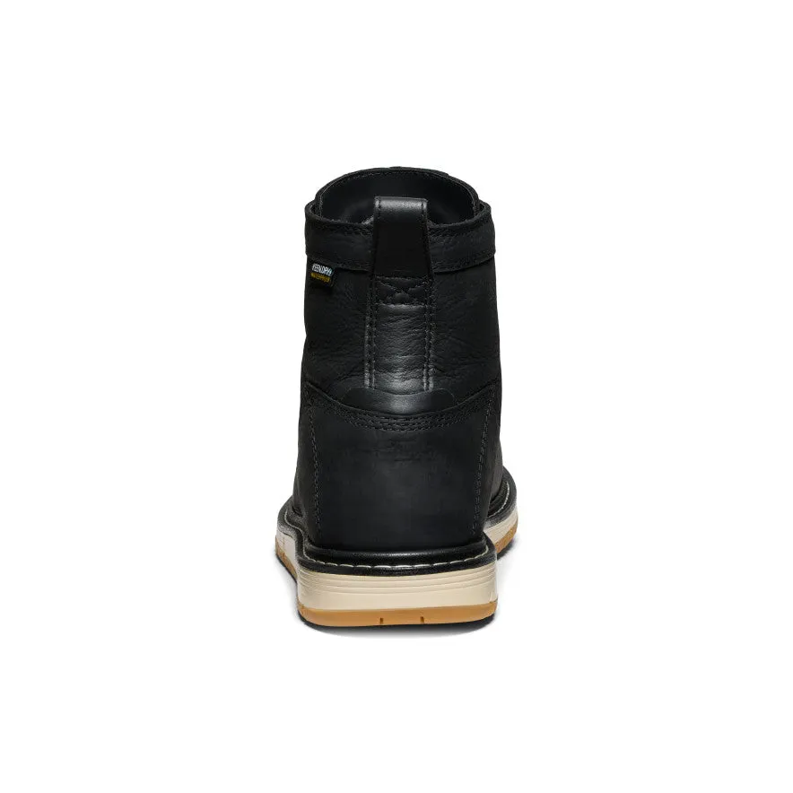 Men's San Jose 6" Waterproof Boot (Aluminum Toe)  |  Black/Gum Cold Weather Strong Build
