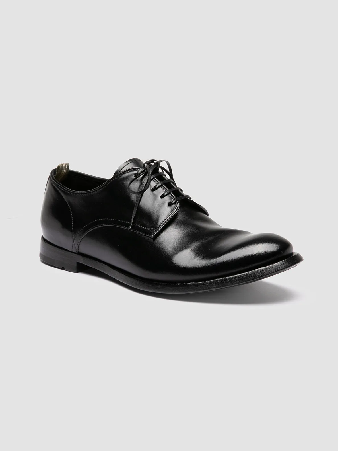Timeless Shine ANATOMIA 060 - Black Leather Derby Shoes