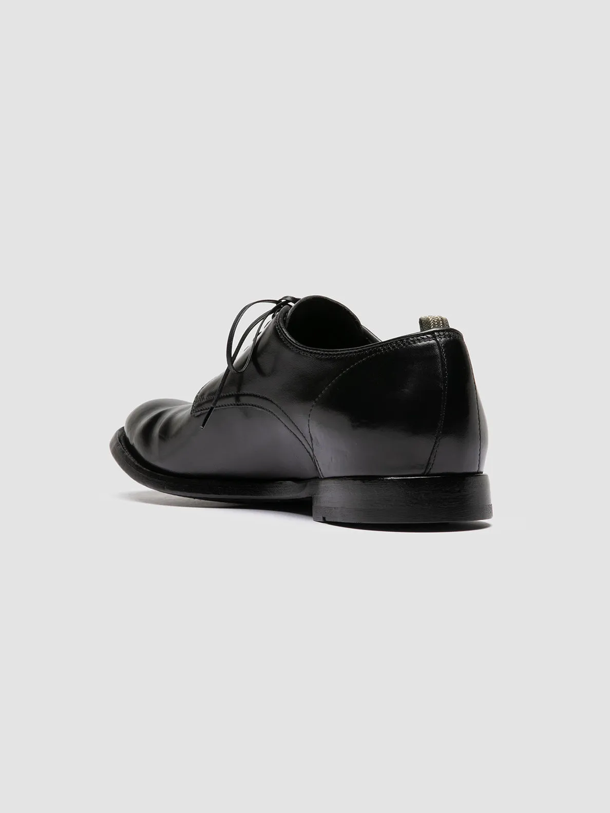 Lace Closure ANATOMIA 060 - Black Leather Derby Shoes