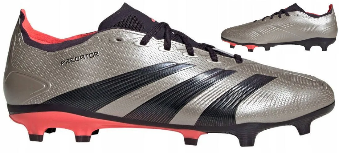 Pivot Zone Adidas Predator League FG Adult Unisex Football Shoes -Platin Met