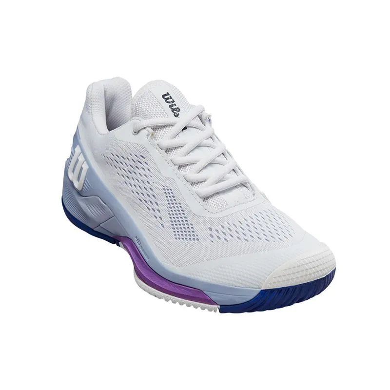 Wilson Women's Rush Pro 4.0 Tennis Shoes White Eventides Garden Walk