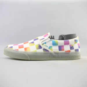 Slip Walk Access Slip Into Style VANS CLASSIC FLORAL CHECKERBOARD