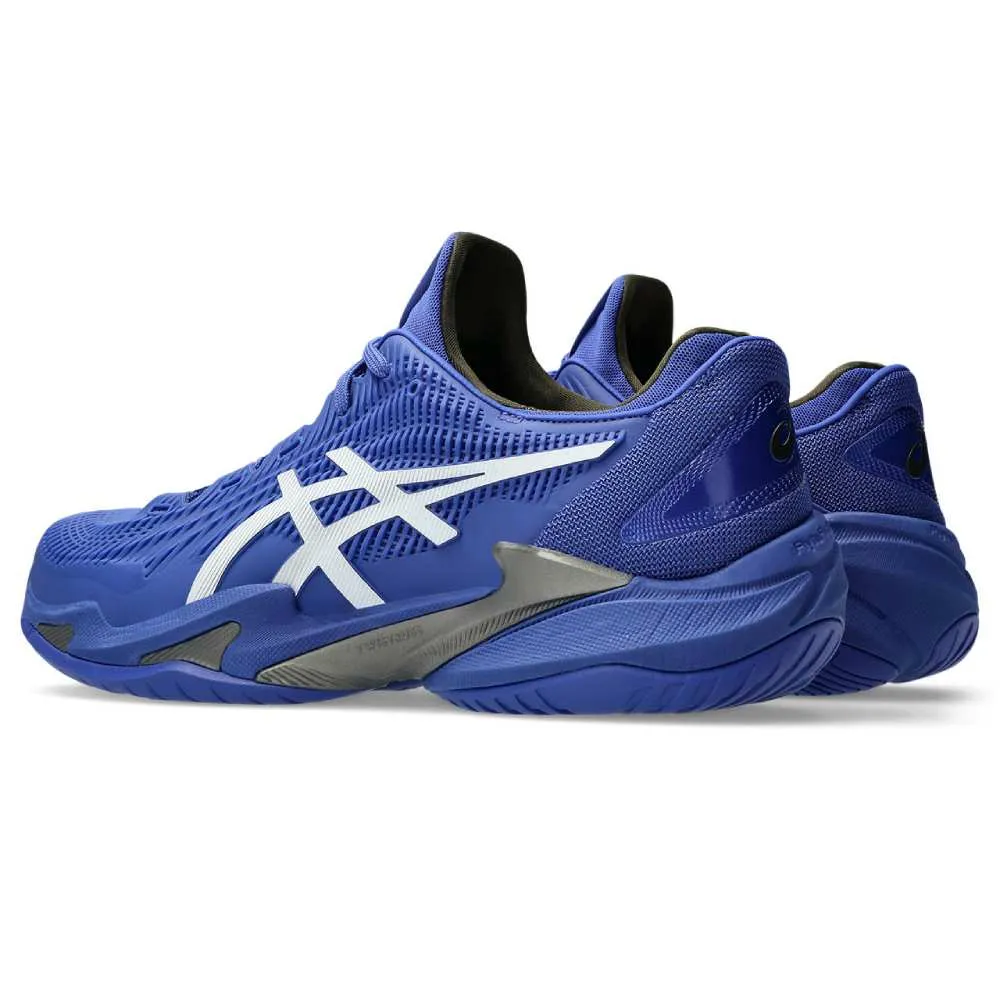 Quick Drying Modern Fit Asics Court FF 3 Men's Tennis Shoe (Dark Cobalt/White)