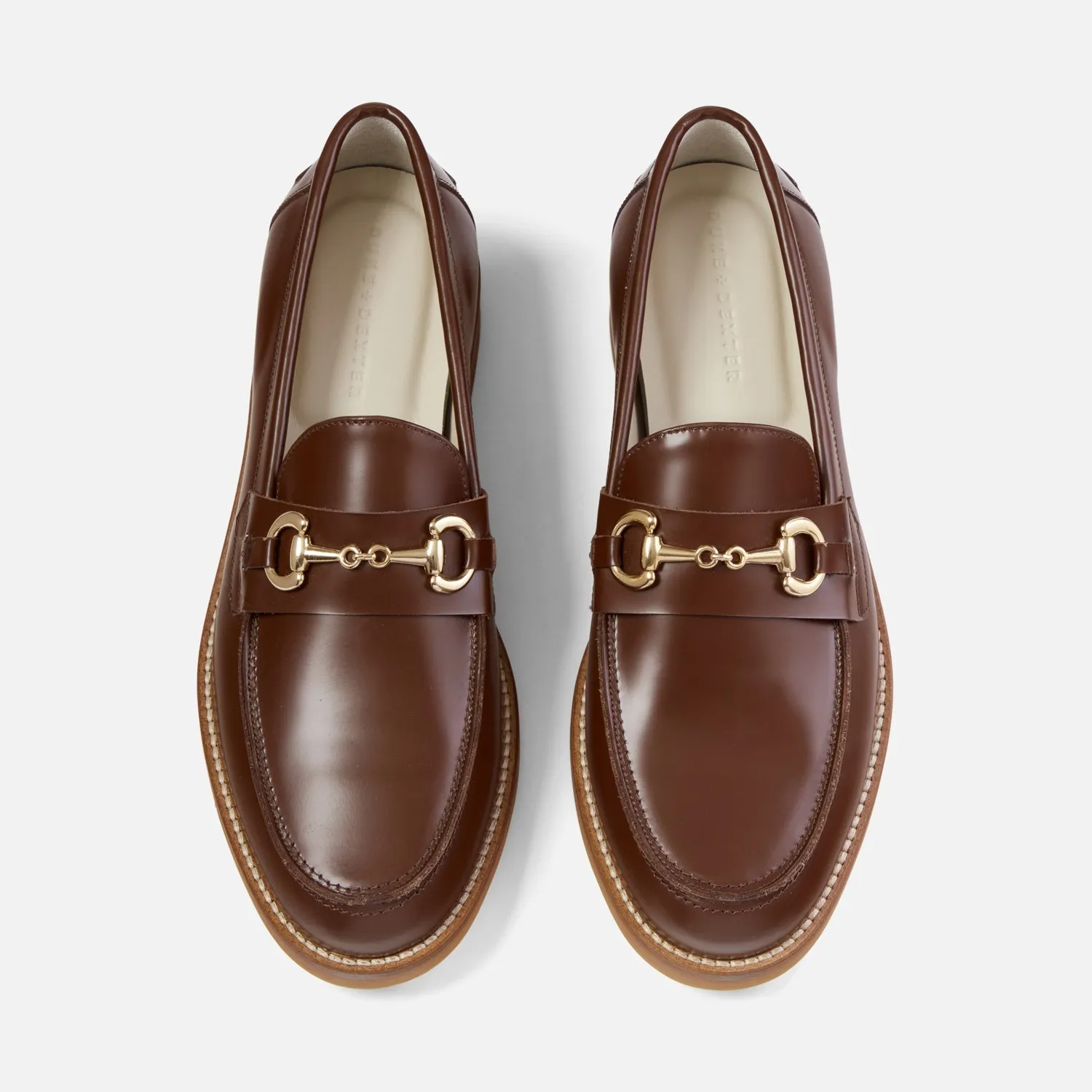 Neutral Glow Formal Mode Wilde Chestnut Bit Loafer - Men's