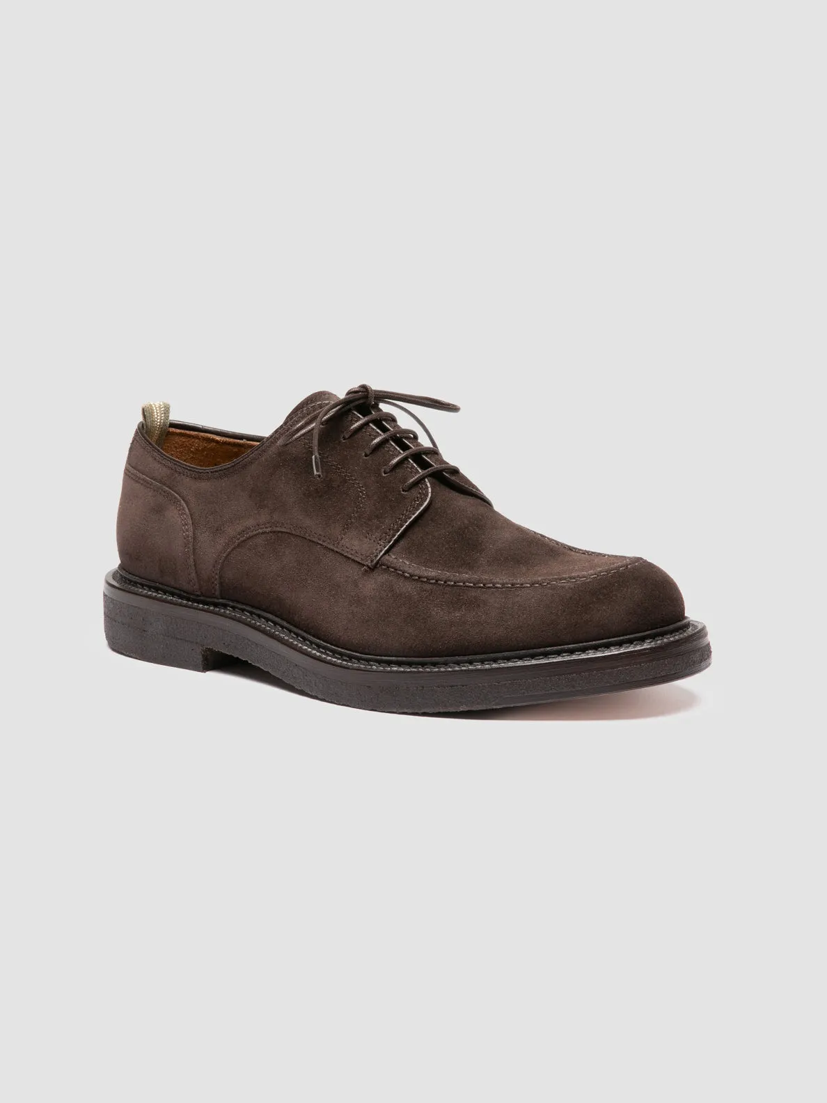 Travel Ready Easy Match ASTON CREPE 003 - Brown Suede Derby Shoes