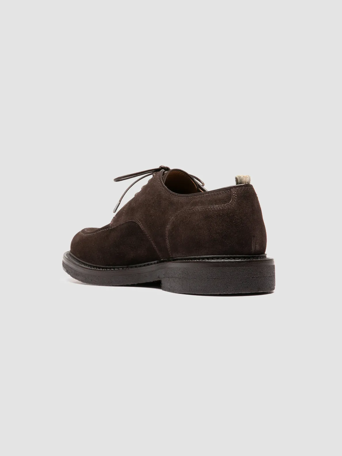 ASTON CREPE 003 - Brown Suede Derby Shoes Urban Casual Durable Timeless Fit