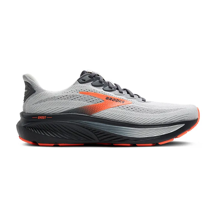 Men's Brooks Ghost 17 4E (Extra Wide) genuine - leather - upper shoes Short Distance