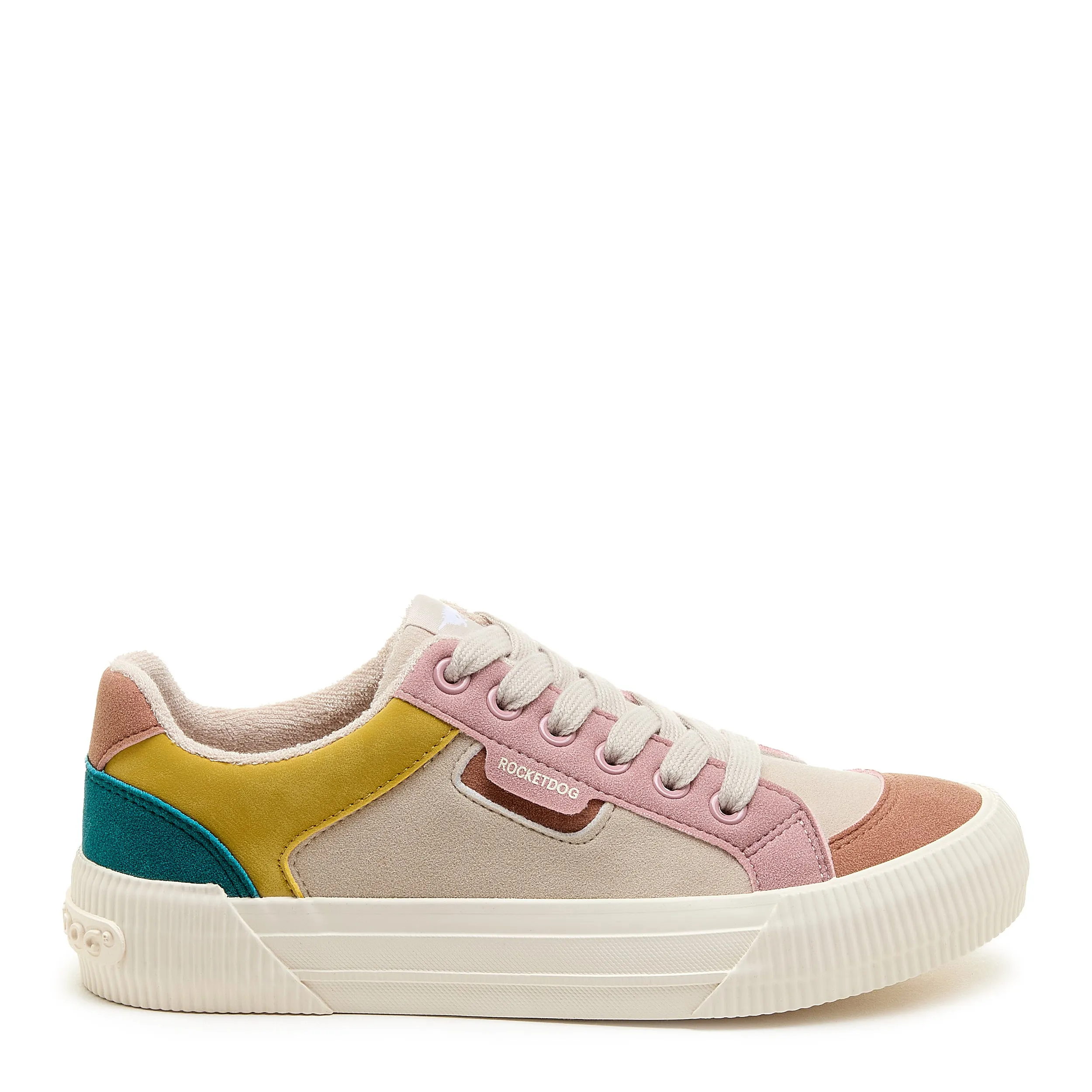 Cheery Natural Pastel Color Block Sneaker Modern School Ready