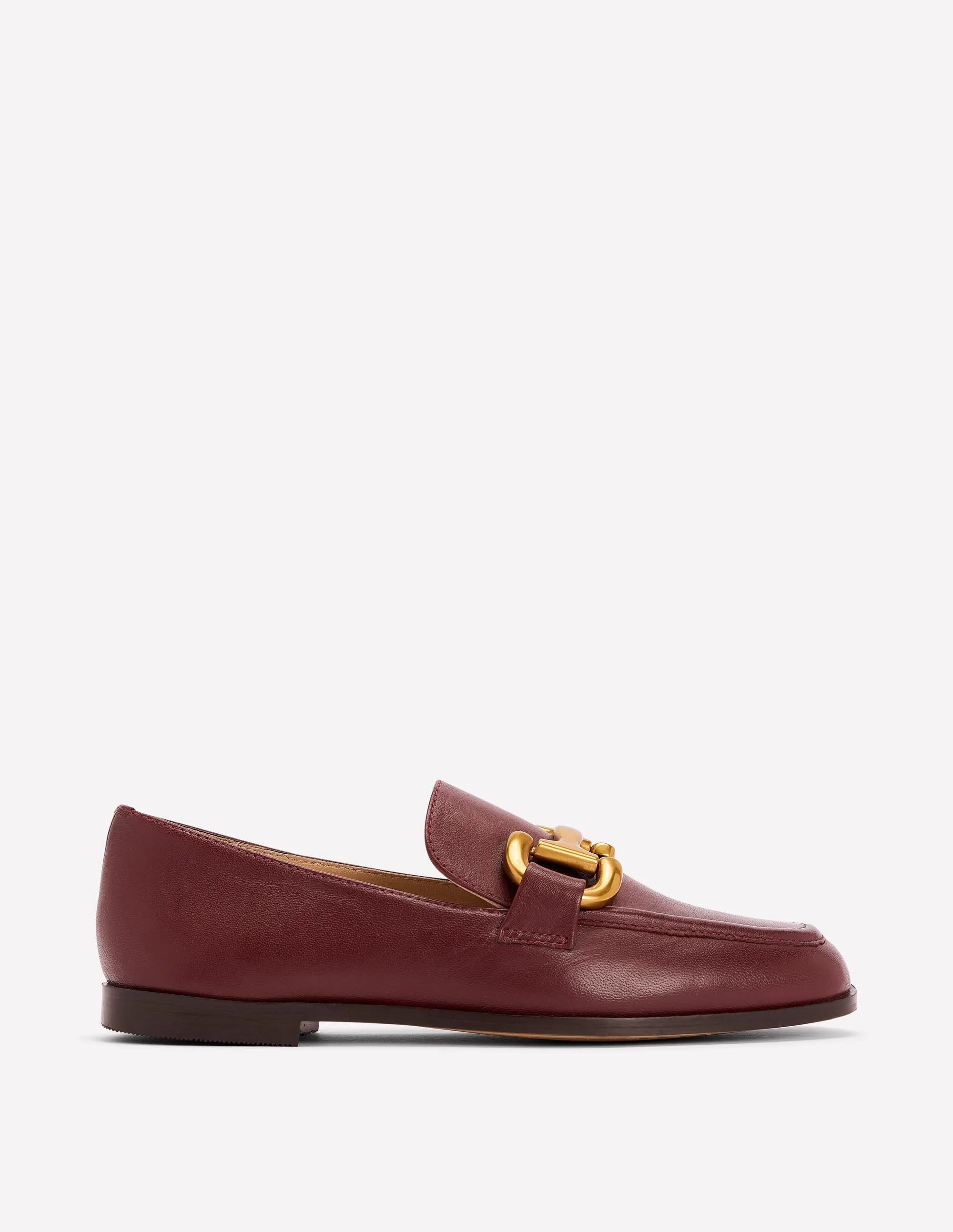 Effortless Design Iris Snaffle Loafers-Oxblood