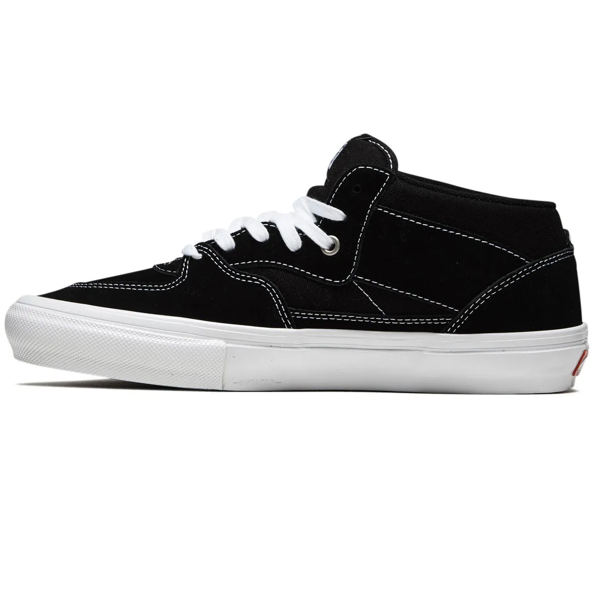 Resistance to wear Vans Skate Half Cab Shoes - Black/White