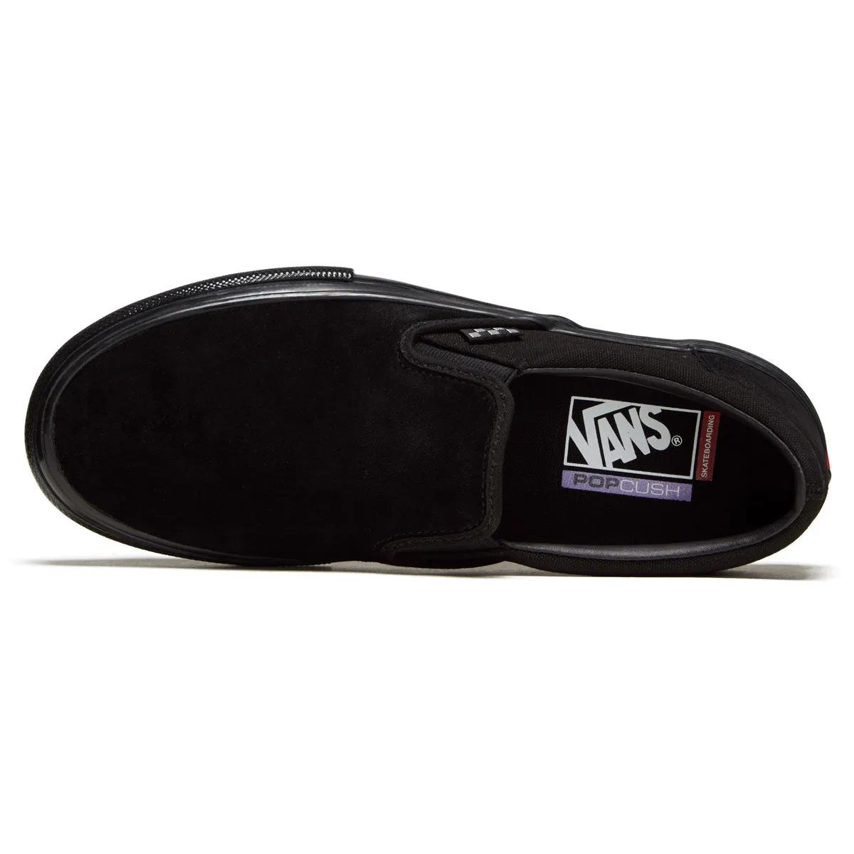 Quick Step Vans Skate Slip-on Shoes - Black/Black