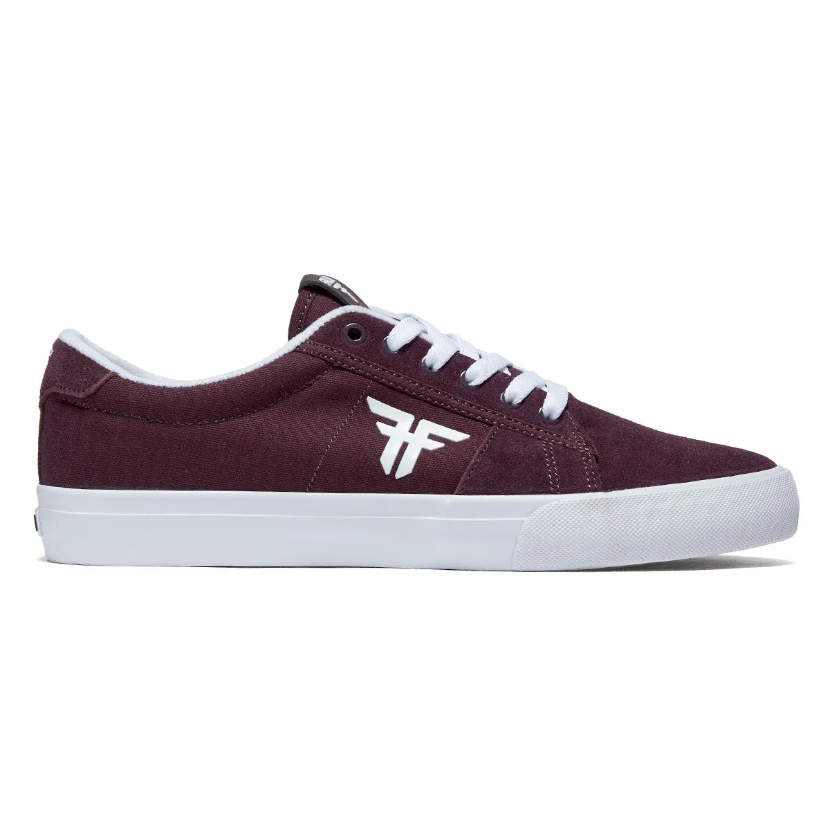 Fallen Bomber Shoes - Wine/White Durable Material festival look