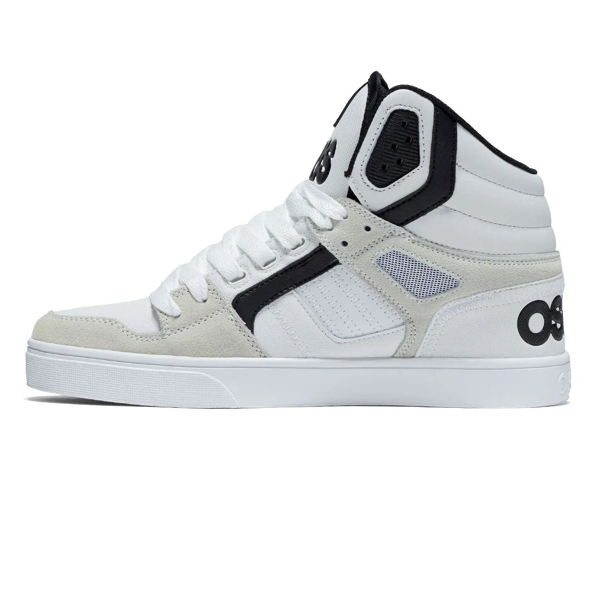 Osiris Clone Shoes - White/Black/White Grip Movement