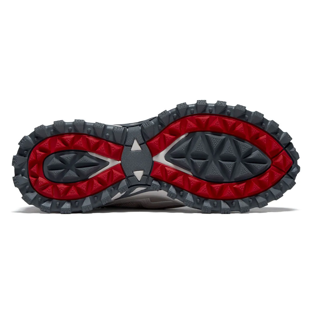Comfortable Feel Padded Fit Saucony Grid Aura X Shoes - Dove/Red