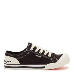Long Walk Foot Freedom Jazzin Black Canvas Women's Sneaker