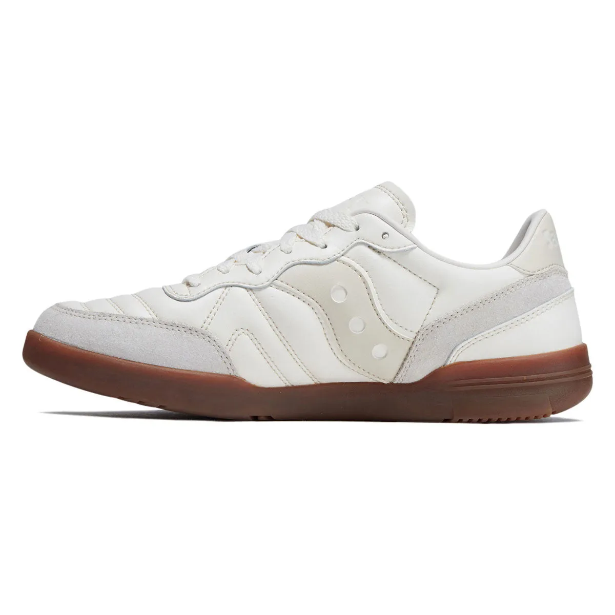 Saucony 586i Leather Shoes - Jet Stream Elastic tongue