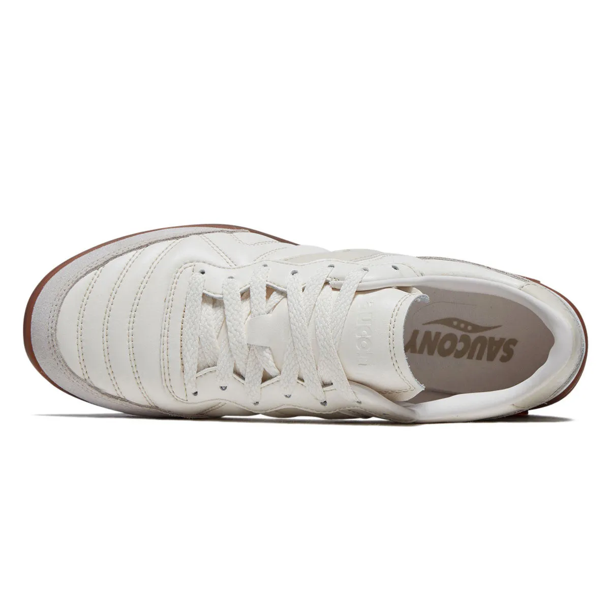 Sweat Wicking Saucony 586i Leather Shoes - Jet Stream