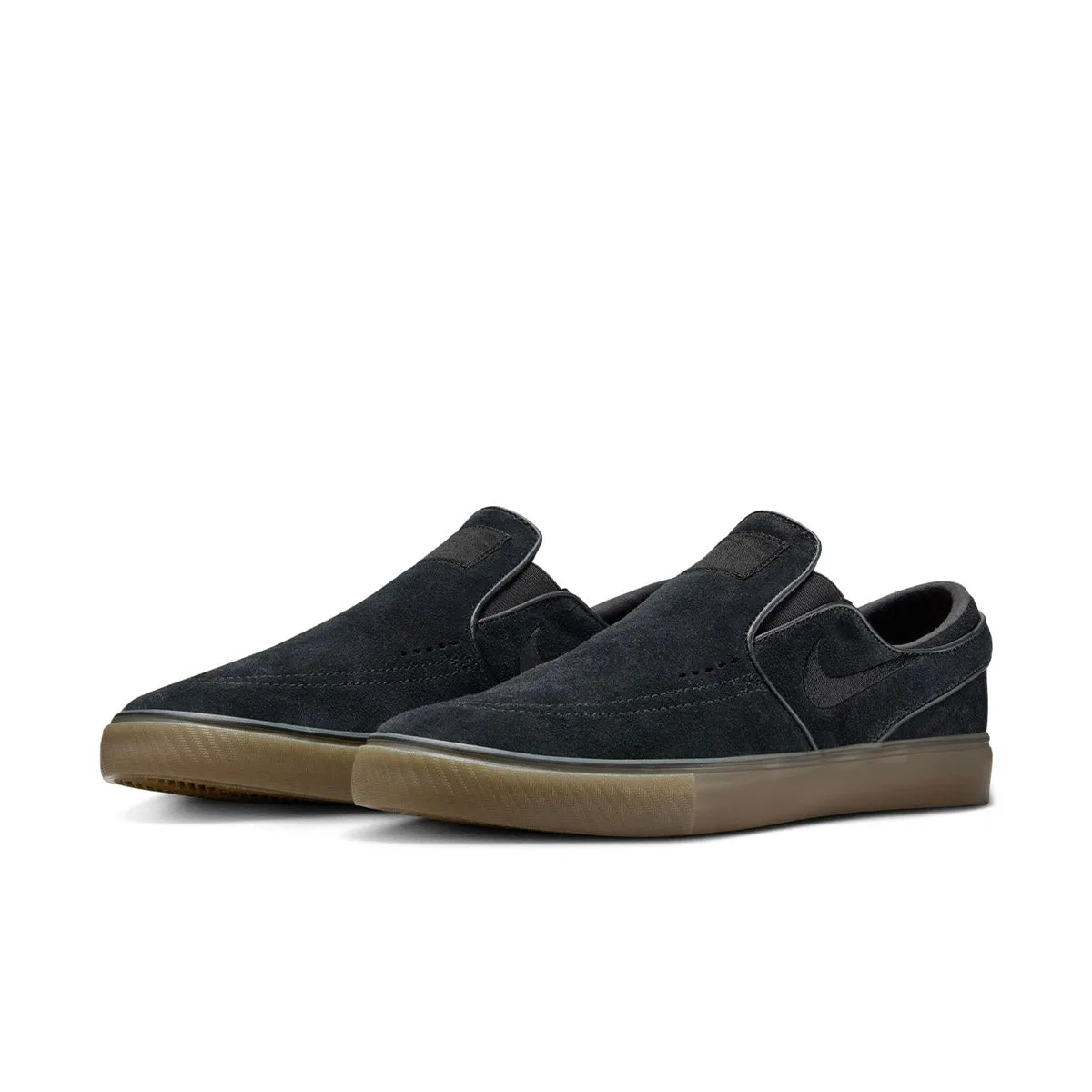 Sole Traction Nike SB - Janoski  Slip On Shoes Black/Gum