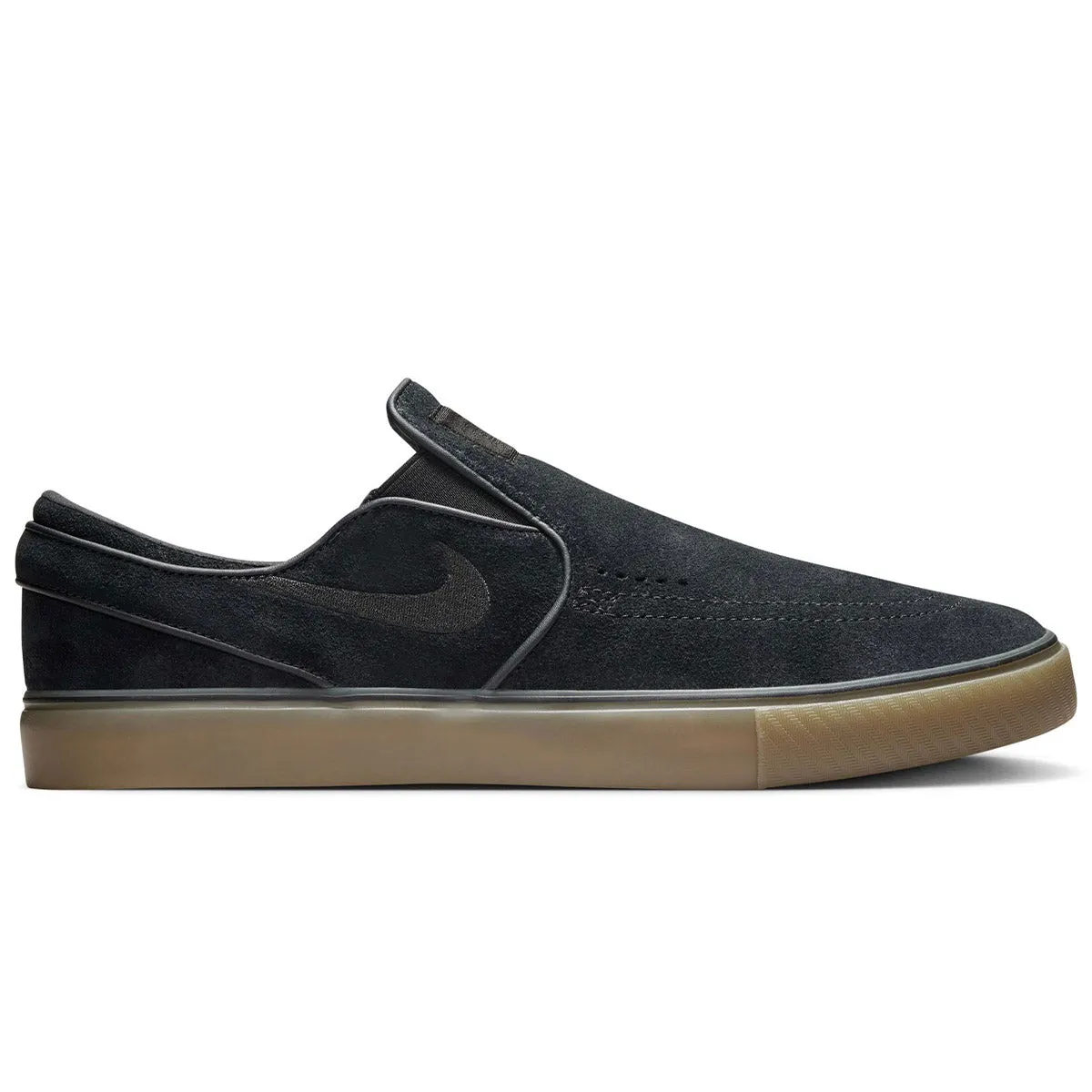 Nike SB - Janoski  Slip On Shoes Black/Gum Skater Ride Performance