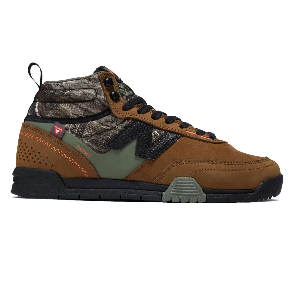 New Balance 440 Trail High V2 Shoes - Brown/Black Freestyle Fit Gear Grip Fit