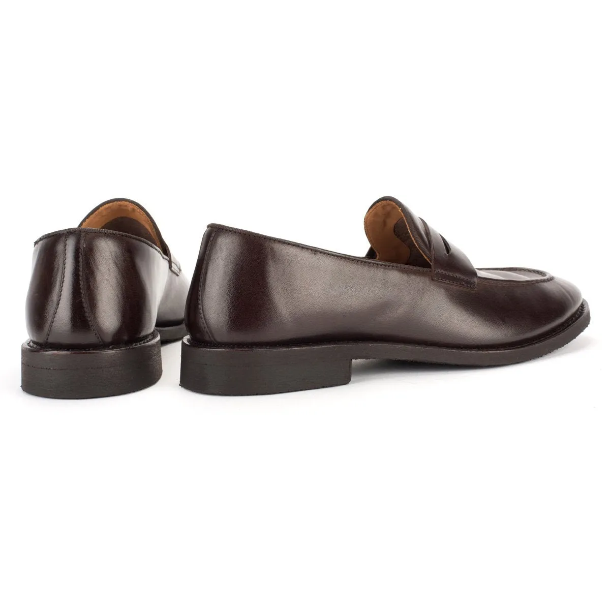 Clean Step XAVIER 53022<br> Mahogany loafers
