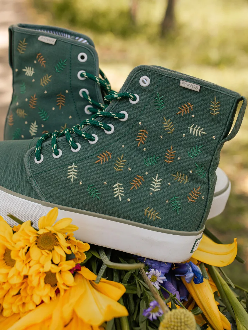 Win Step Forest Fern Platform High Top